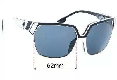 Spy Optic Claudette Replacement Lenses 62mm wide 