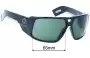Sunglass Fix Replacement Lenses for Spy Optic Touring - 65mm Wide 
