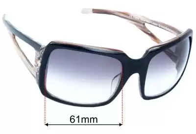 Spy Optic Gracey Replacement Lenses 61mm wide 
