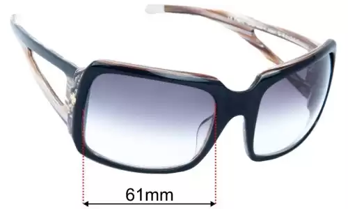Spy Optic Gracey Replacement Lenses 61mm wide 