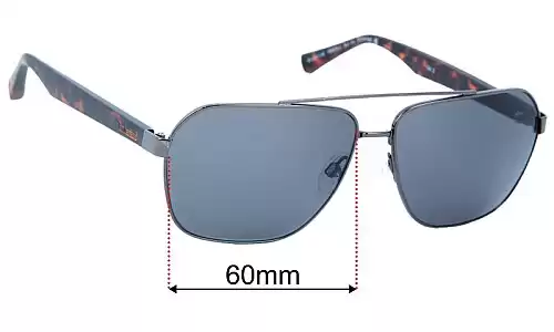 Timberland TB9276-1 Replacement Lenses 60mm wide 