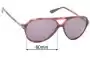 Sunglass Fix Replacement Lenses for Tom Ford Leopold TF197 - 60mm Wide 