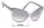 Sunglass Fix Lentes de Repuesto para Tom Ford Madison TF253 - 63mm Wide 