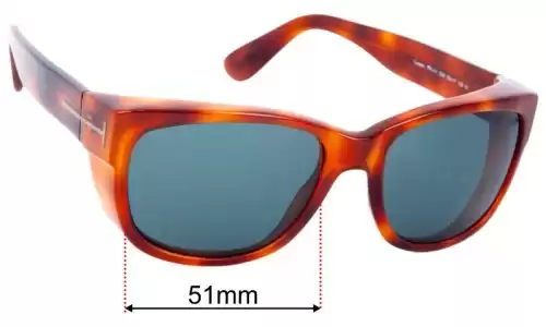 Tom Ford Carson TF441 Replacement Lenses 56mm wide 