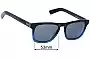 Sunglass Fix Replacement Lenses for Tod's TO 240 - 53mm Wide 