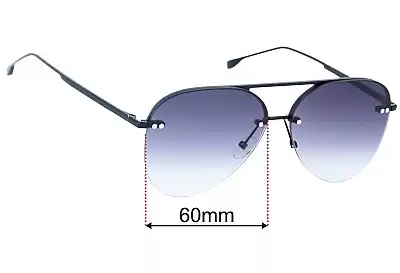 TopFoxx Megan II Replacement Lenses 60mm wide 