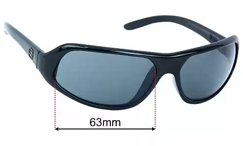 Von Zipper Busta Ersatzlinsen 63mm wide 
