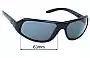Sunglass Fix Ersatzgläser für Von Zipper Busta - 63mm Wide 