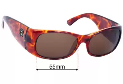 Von Zipper Gig Replacement Lenses 55mm wide 