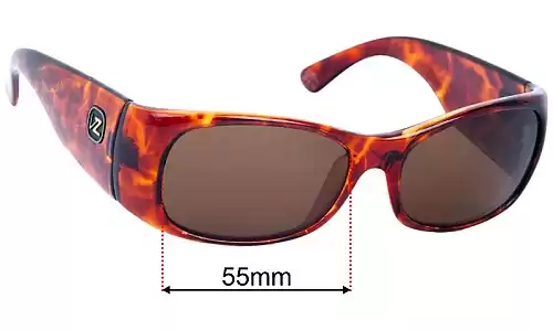 Von Zipper Gig Replacement Lenses 55mm wide 