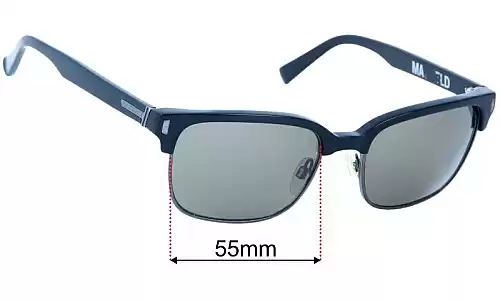 Von Zipper Mayfield Replacement Lenses 55mm wide 