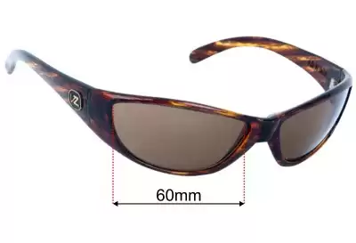 Von Zipper Modge Replacement Lenses 60mm wide 