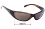 Sunglass Fix Replacement Lenses for Von Zipper Modge - 60mm Wide 