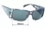 Sunglass Fix Replacement Lenses for Von Zipper Southpaw - 59mm Wide 