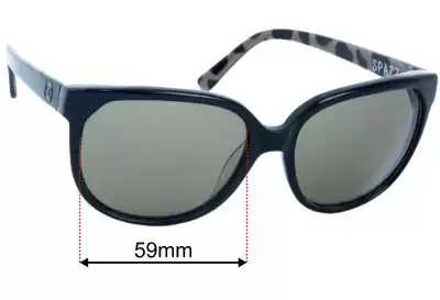 Von Zipper Spazz Replacement Lenses 59mm wide 