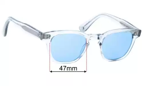 Garrett Leight Regent Replacement Lenses 47mm wide 