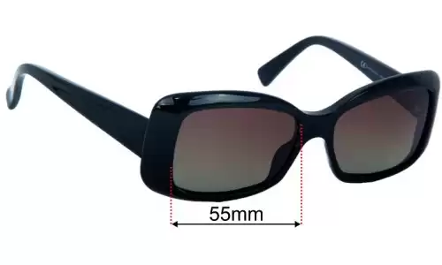 Giorgio Armani GA 511/S Replacement Lenses 55mm wide 