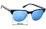 Sunglass Fix Lentes de Repuesto para Liive Billy - 52mm Wide 
