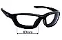 Sunglass Fix Lentes de Repuesto para Wiley X Brick - 63mm Wide 