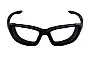 Wiley X Brick Replacement Lenses - Front View 