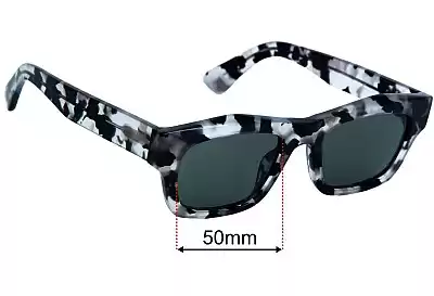 Childe Folsom Lentes de Repuesto 50mm wide 