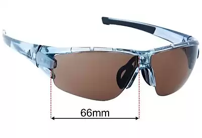 Adidas AD08 Evil Eye Halfrim S Replacement Lenses 66mm wide 