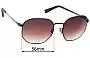Sunglass Fix Replacement Lenses for Armani Exchange AX 2036S - 56mm Wide 