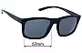 Sunglass Fix Ersatzgläser für Arnette Complementary AN4233 - 57mm Wide 
