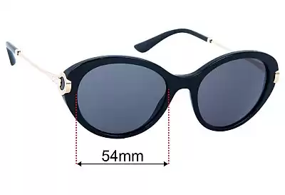 Bvlgari 8216-B Replacement Lenses 54mm wide 