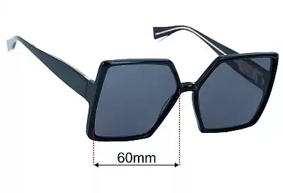 Gigi Studios Ava Replacement Lenses 60mm wide 
