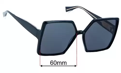 Gigi Studios Ava Replacement Lenses 60mm wide 