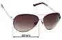 Sunglass Fix Replacement Lenses for Guess GU7195 - 62mm Wide 