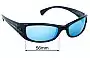 Sunglass Fix Lentes de Repuesto para Mako Octane 9446 - 56mm Wide 