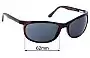 Sunglass Fix Ersatzgläser für Maui Jim MJ168 Typhoon - 62mm Wide 