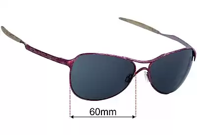 Oakley Warden Replacement Lenses 60mm wide 