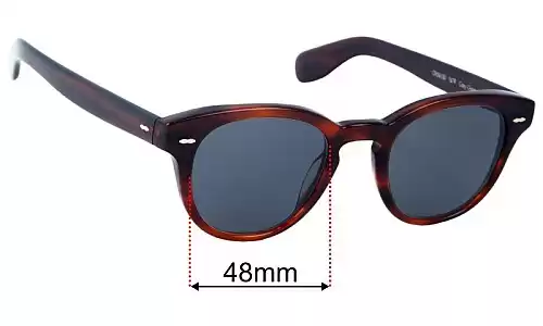 Oliver Peoples OV5413U Cary Grant Lentes de Repuesto 48mm wide 