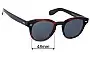 Sunglass Fix Lentes de Repuesto para Oliver Peoples OV5413U Cary Grant - 48mm Wide 