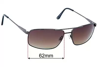Serengeti Anzio II Replacement Lenses 62mm wide 