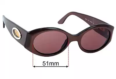 Yves Saint Laurent 6554 Y755 Large Ersatzgläser 51mm wide 