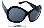 Sunglass Fix Replacement Lenses for Blinde Rollercoaster - 62mm Wide 