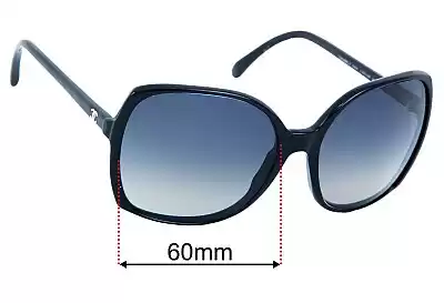 Chanel 5204 Ersatzgläser 60mm wide 