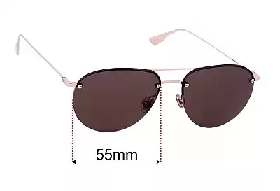 Christian Dior Stellaire O11 Replacement Lenses 55mm wide 