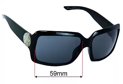 Christian Dior Starshine Replacement Lenses 59mm wide 