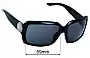 Sunglass Fix Replacement Lenses for Christian Dior Starshine - 59mm Wide 