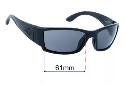 Costa Del Mar Corbina Replacement Lenses 61mm wide 