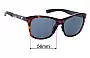 Sunglass Fix Replacement Lenses for Costa Del Mar Vela - 56mm Wide 