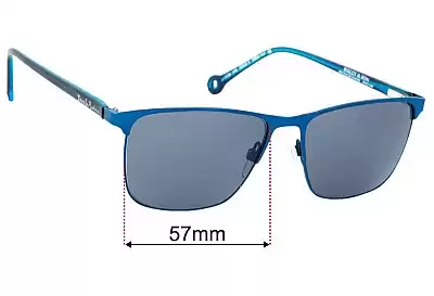 Deus Ex Machina DEUS 3 Replacement Lenses 57mm wide 