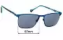 Sunglass Fix Replacement Lenses for Deus Ex Machina DEUS 3 - 57mm Wide 