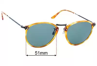 Giorgio Armani AR 318M Replacement Lenses 51mm wide 