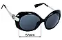 Sunglass Fix Replacement Lenses for Giorgio Armani GA 479/S - 57mm Wide 